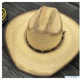 Justin 20X Straw Hat 7 3/8