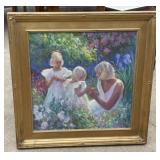 The Garden Angels on Canvas