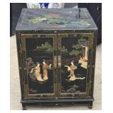 Oriental Lacquered Side Table
