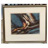 Framed Leonardo Nierman Print