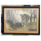Framed Leopard Print