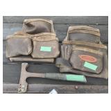Estwing Roofing Hatchet and Tool Belts