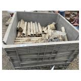 Plastic Gaylord Box of PVC Extensions
