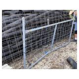 Galvanized Gate with Woven Wire