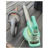 Electric Hedge Trimmers and Blowers