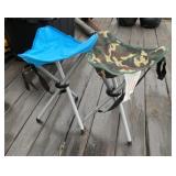 2 - Tripod Camp Stools
