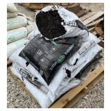 Pallet of Black Mulch