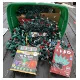 Tote Full of Christmas Lights