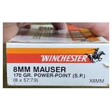 20 rnds 8mm Mauser SP Ammo