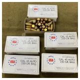200+ rnds .45ACP Ammo