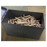 Can of .30-06 Ammo and Brass