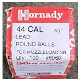 100 ct .44 Caliber Lead Balls
