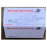 100 rnds Winchester .38 Special Ammo