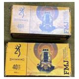 100 rnds Browning .40 S&W Ammo