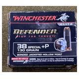 20 rnds Premium Winchester .38+P