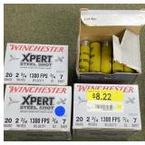 95 rnds 20GA Winchester Shotshells