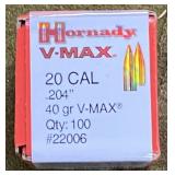 Hornady .204 Caliber Bullets