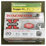 20 rnds 20GA Slugs