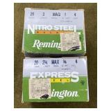 2 - Boxes Remington 20GA Shotshells