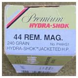 20 rnds .44 Remington Magnum Ammo