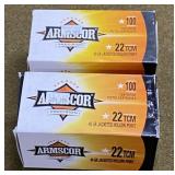 200 rnds .22TCM Ammo