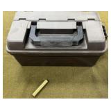 Rifle Brass in Plastic Ammo Can