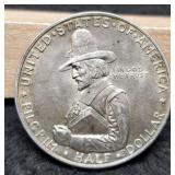 1920-1620 Pilgrim Half Dollar Unc. Toned