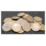 (30) Indian Head Cents Back To 1880