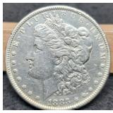 1883 Morgan Dollar AU