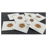 (10) L. Wheat Cents BU 1954-1958 P&D