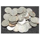 (40) 1943 Steel War Cents
