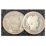 (2) 1907 Barber Dimes D&O