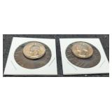 (2) Clad Proof W. Quarters 1970-S, 72-S