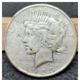 1923-D Peace Dollar VF