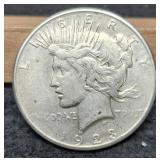 1923-S Peace Dollar VF
