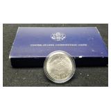 1987 Unc. Silver Dollar "Constitution" w/ Case
