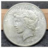 1923-S Peace Dollar XF