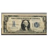1934 $1 Funny Back Silver Certificate Note
