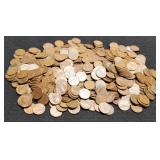 (5) Hundred Copper L. Cents 1959-1982