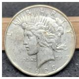 1923-D Peace Dollar VF