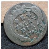1785 Netherlands Copper 1 Duit