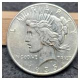 1935 Peace Dollar Unc.