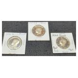 (3) Proof K. Half Dollars: 1974-S, 76-S, 77-S
