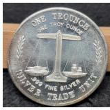 1 Troy Oz. Silver Trade Unit Round