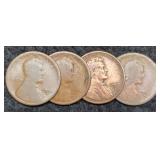 (4) L. Cents 2 Each: 1913-D, 1915-D