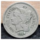 1869 Three Cent