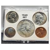 1963 5 Coin Year Set Unc.