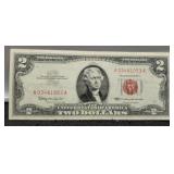 1953 $2 Red Seal Note Unc.