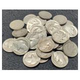 (42) No Date Buffalo Nickels