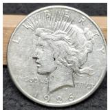 1926-S Peace Dollar XF
